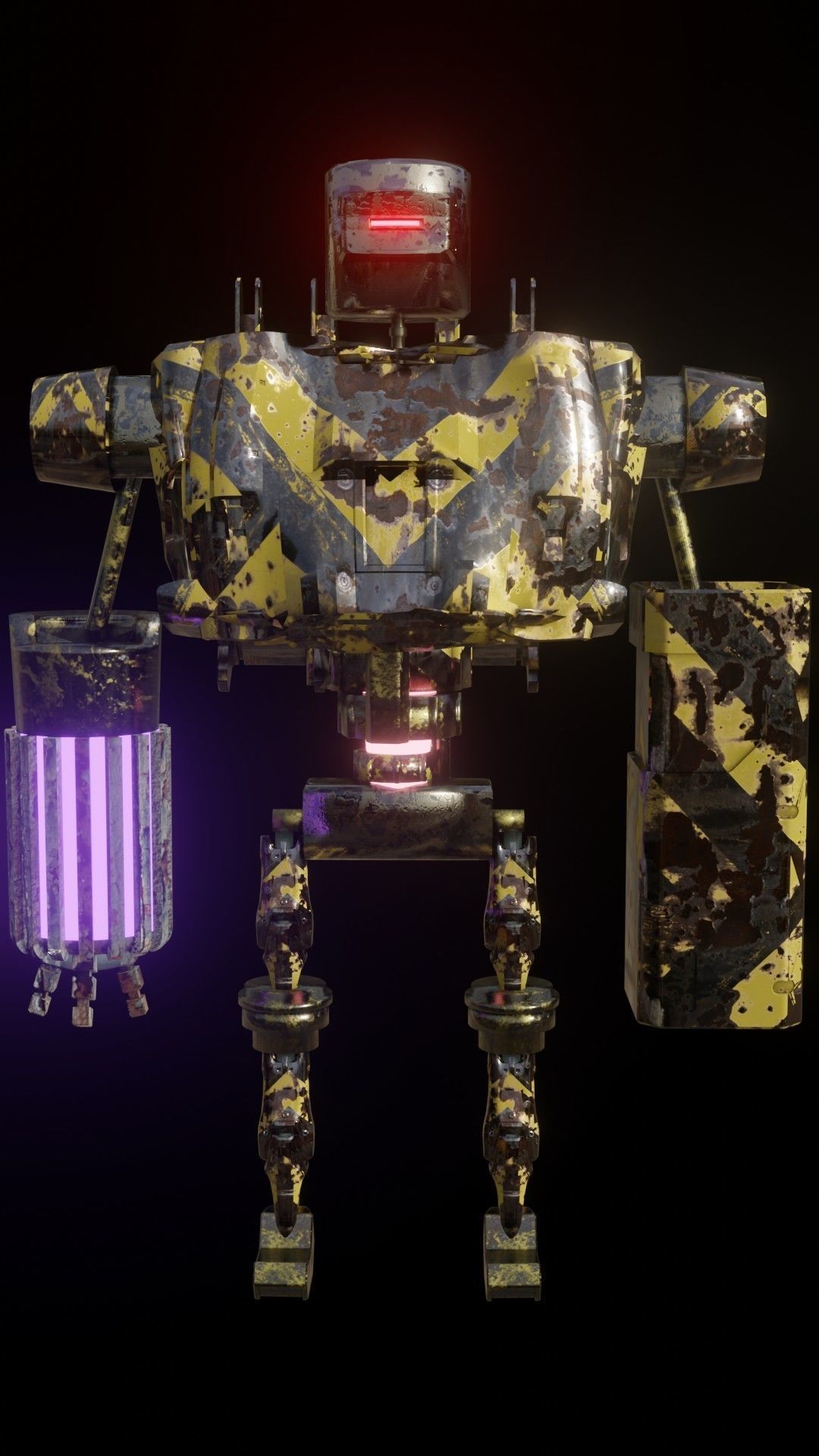 SCIFI-Mecha Robot 3D model_13