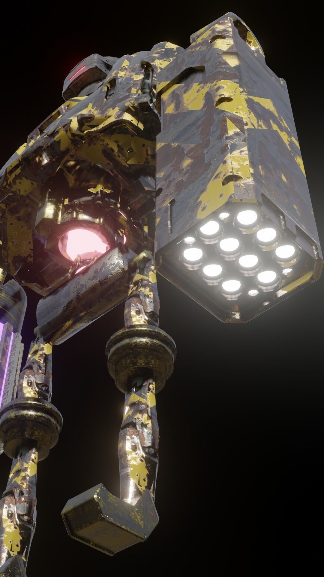 SCIFI-Mecha Robot 3D model_1