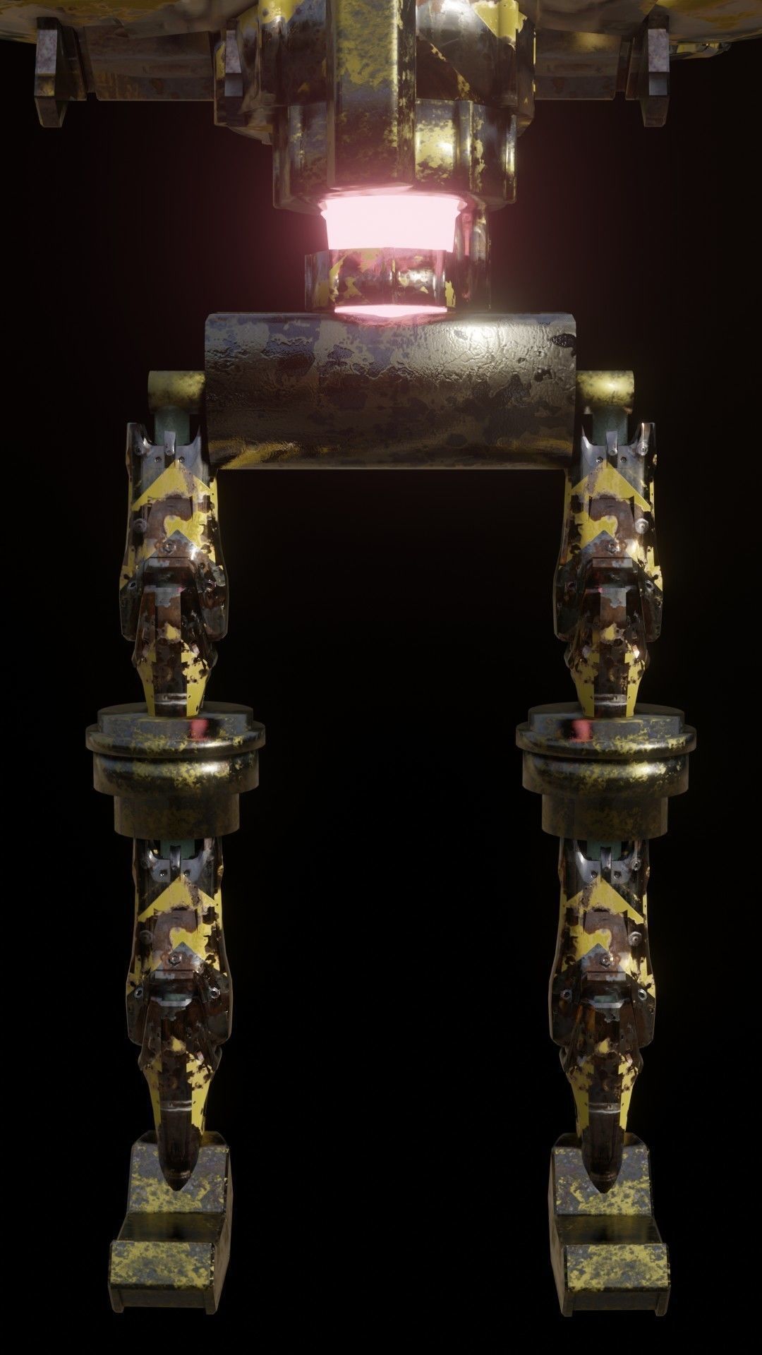 SCIFI-Mecha Robot 3D model_4