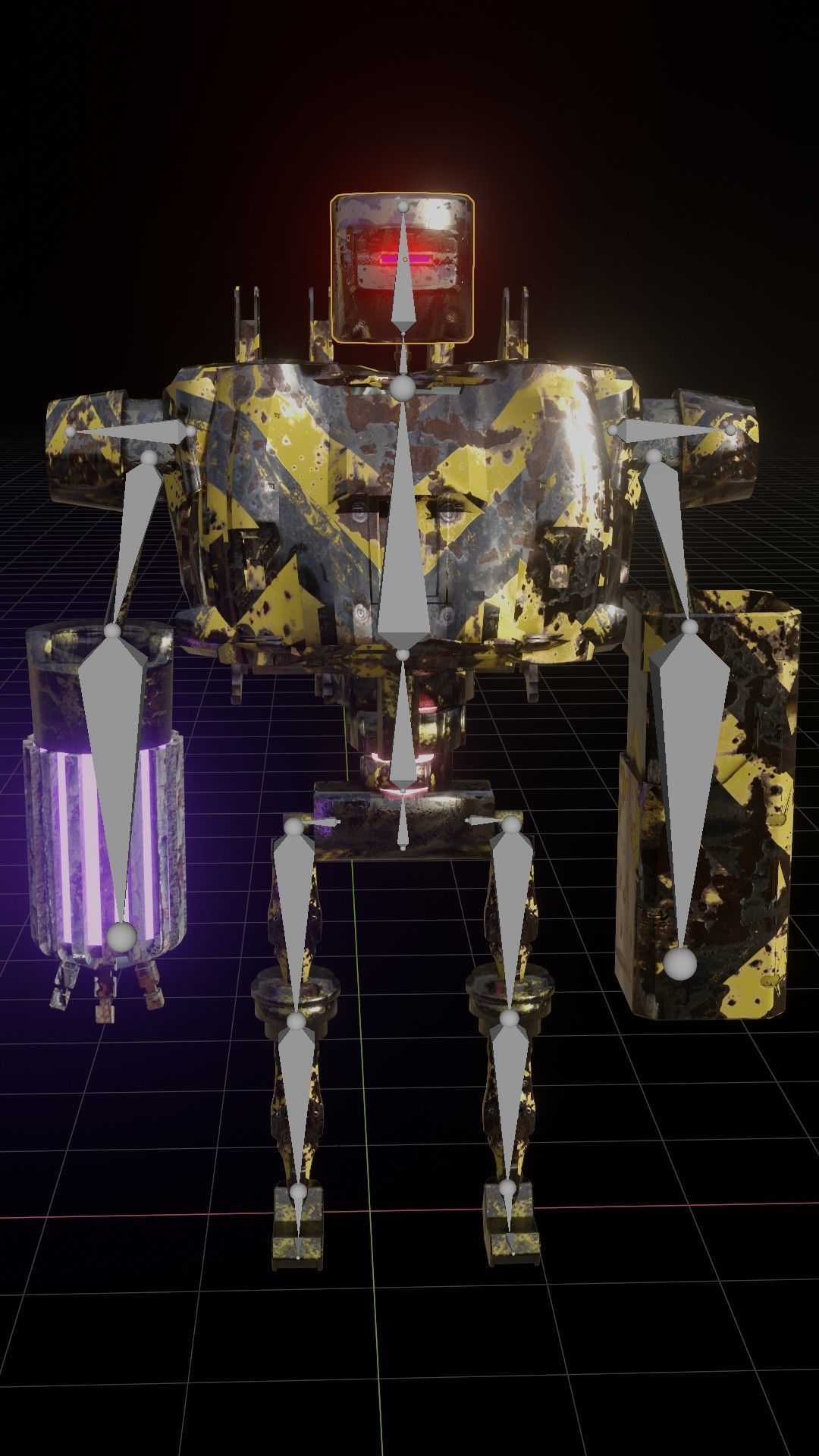 SCIFI-Mecha Robot 3D model_16