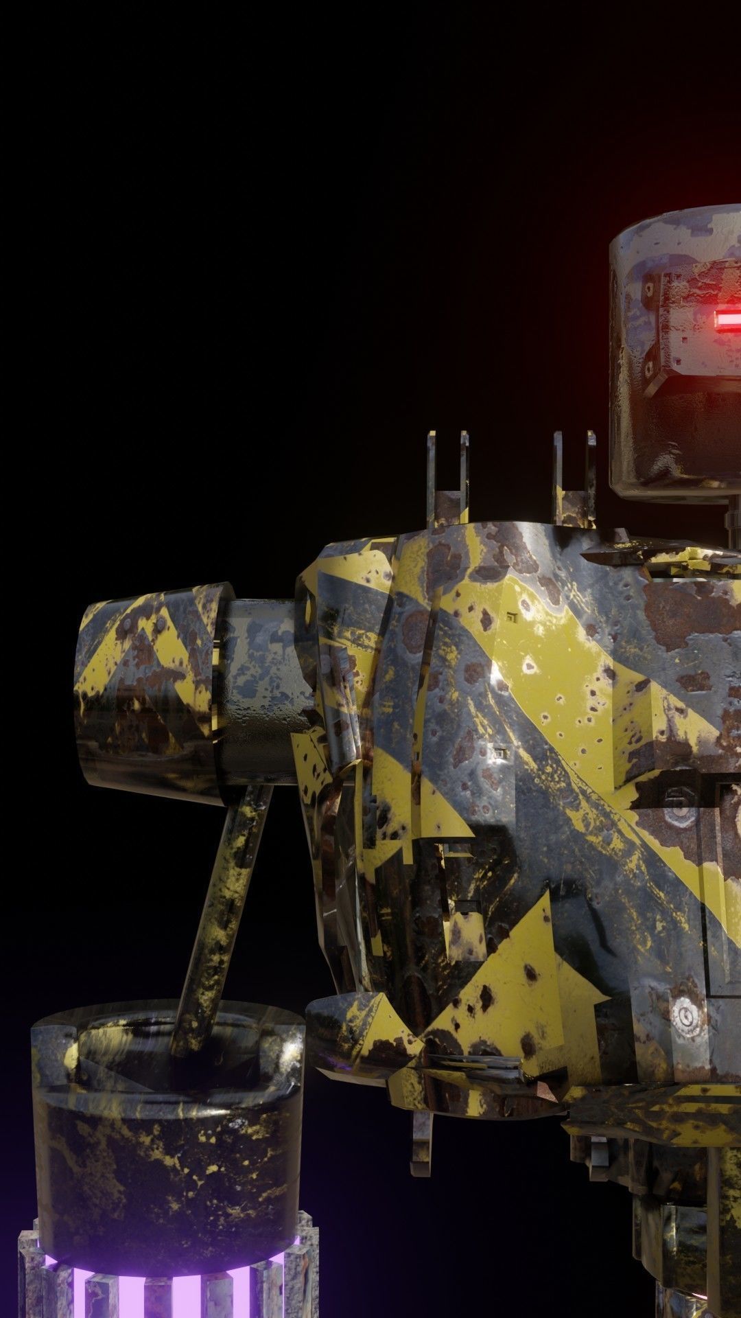 SCIFI-Mecha Robot 3D model_9