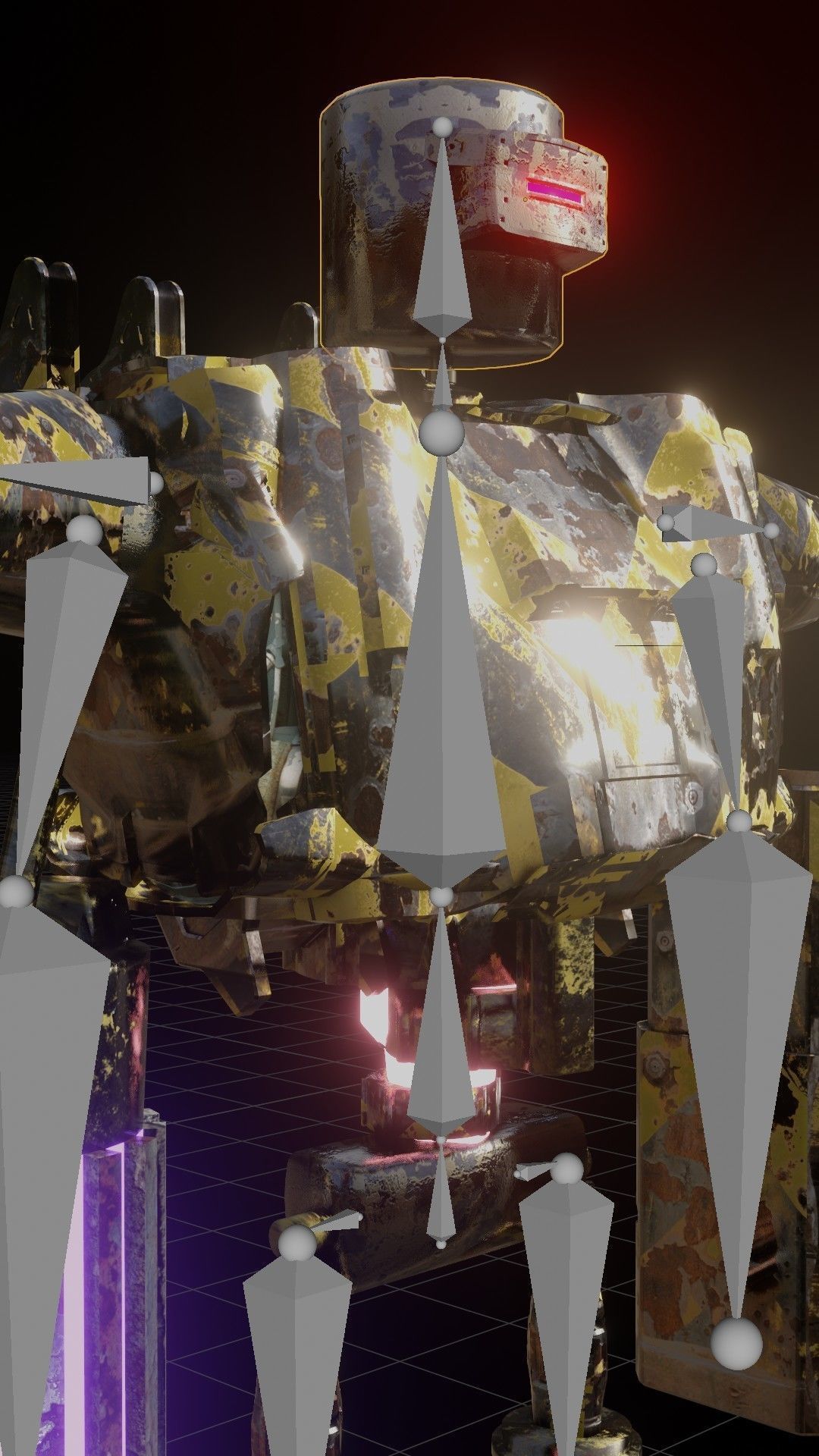 SCIFI-Mecha Robot 3D model_23