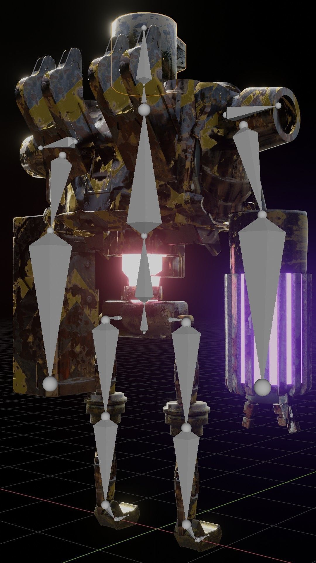 SCIFI-Mecha Robot 3D model_19