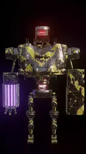 SCIFI-Mecha Robot 3D model