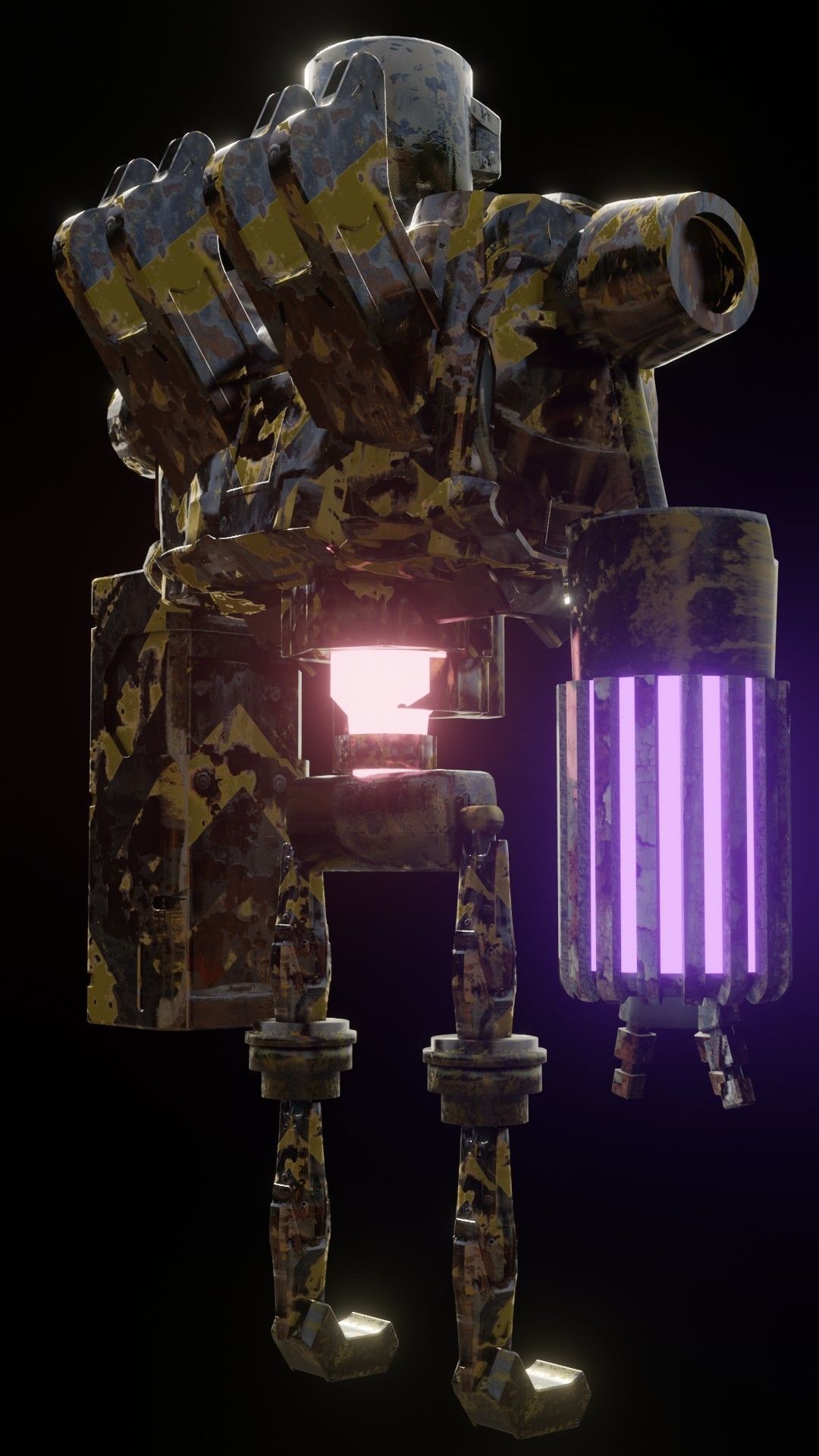 SCIFI-Mecha Robot 3D model_21