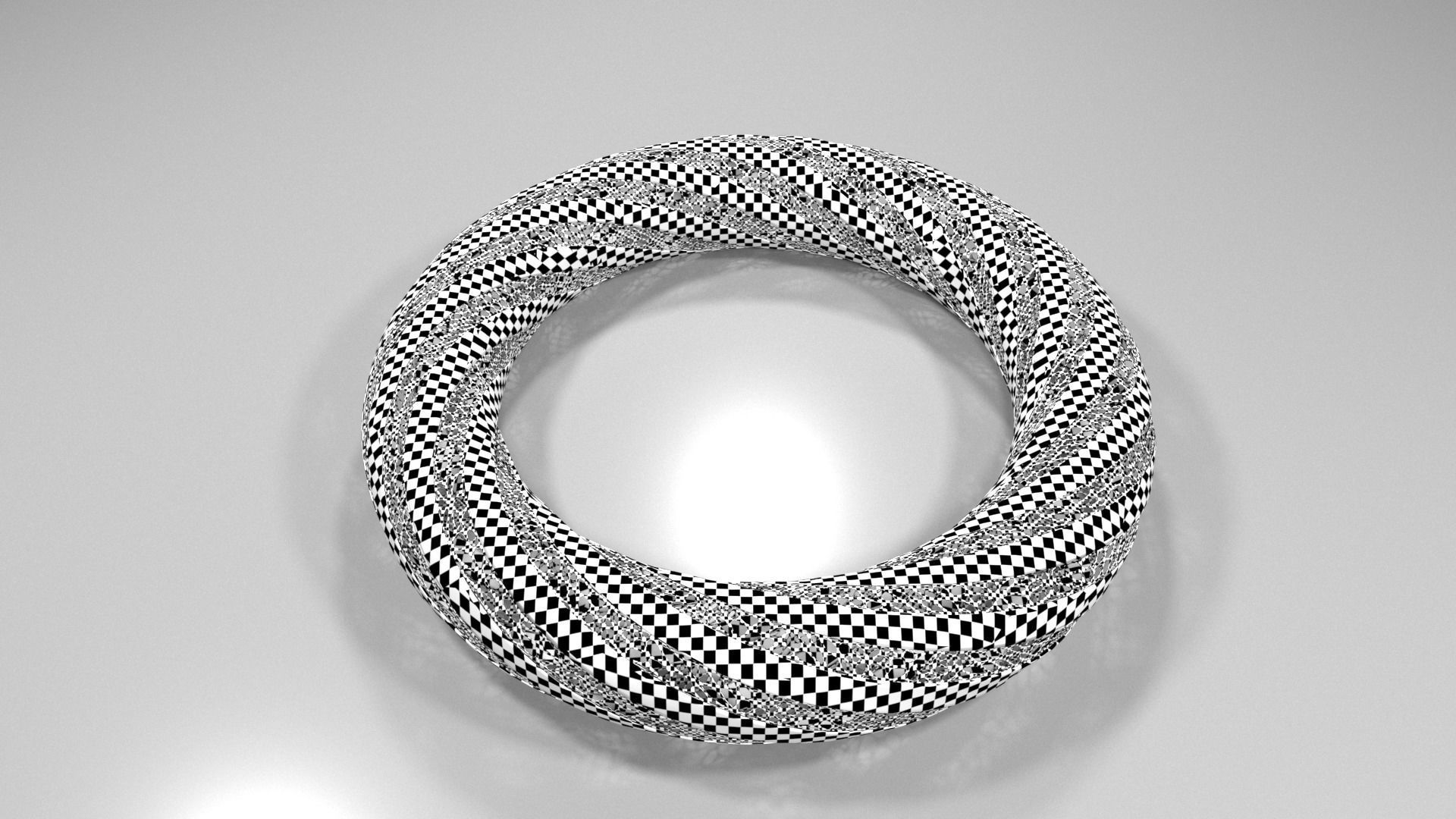 Gold bracelet for millionairs 3D model_1