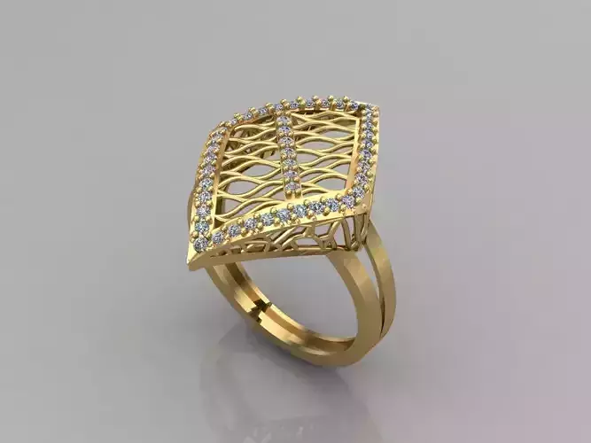 Women Rings Long With Stone 3DM 9