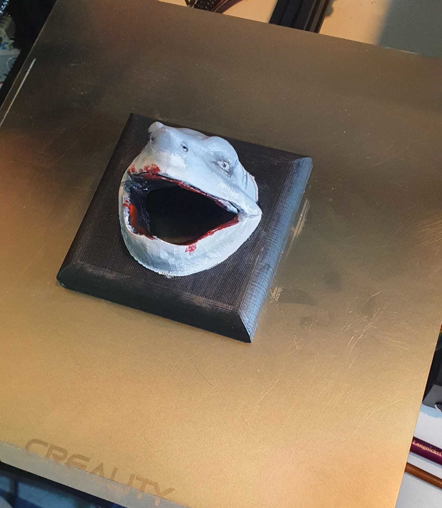 SharkLightswitchCover 3D print model_3