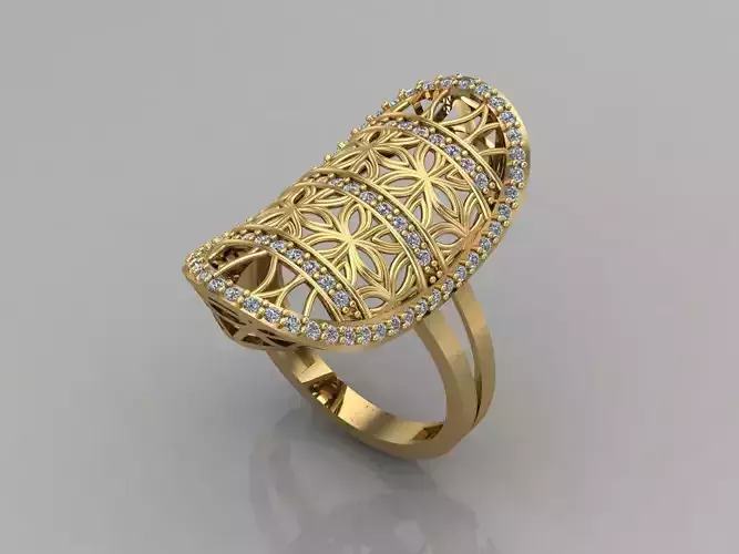 Women Rings Long With Stone 3DM 7