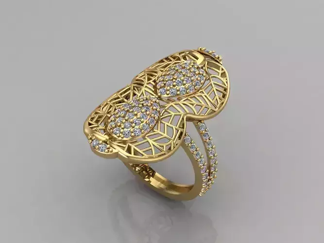 Women Rings Long With Stone 3DM 5