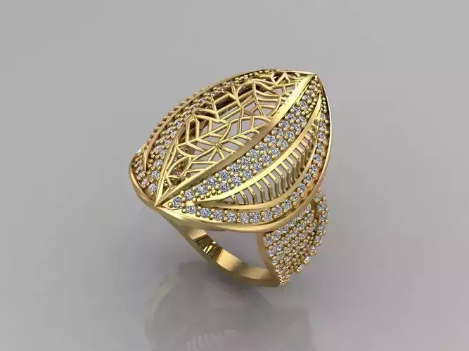 Women Rings Long With Stone 3DM 4