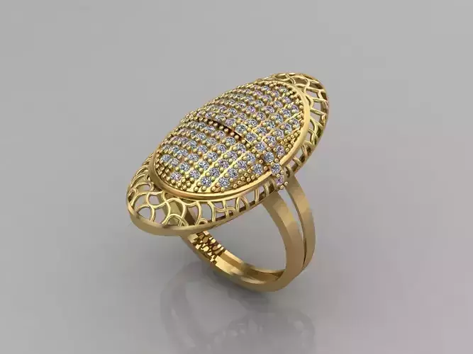 Women Rings Long With Stone 3DM 24