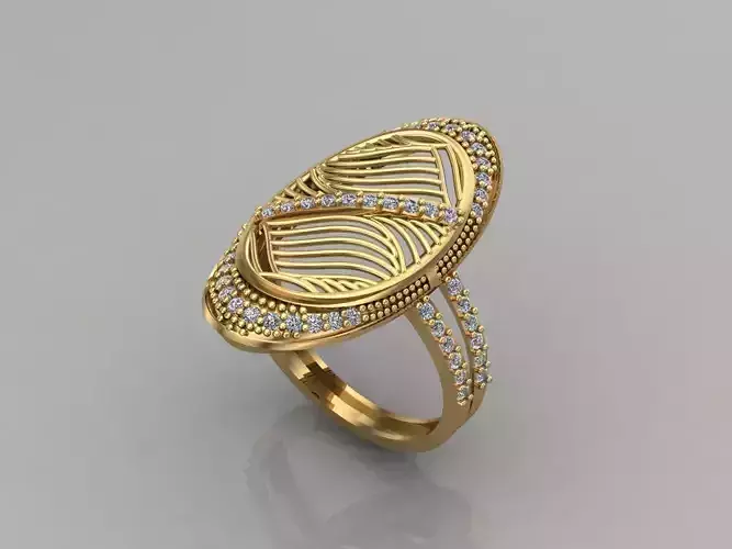 Women Rings Long With Stone 3DM 23
