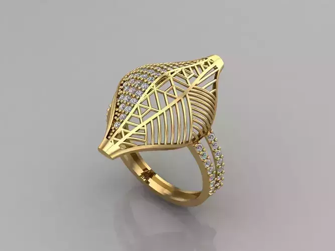 Women Rings Long With Stone 3DM 21