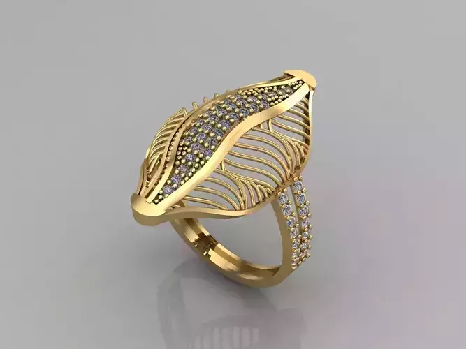 Women Rings Long With Stone 3DM 19