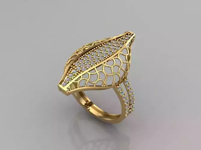 Women Rings Long With Stone 3DM 18