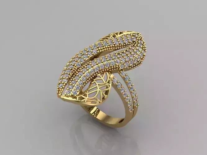 Women Rings Long With Stone 3DM 15