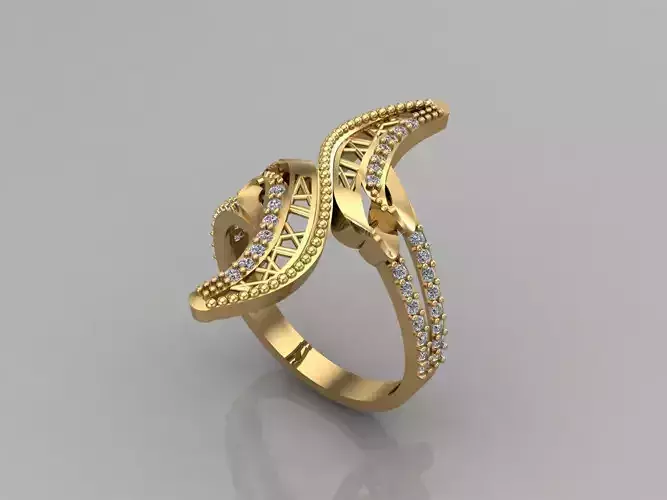 Women Rings Long With Stone 3DM 14