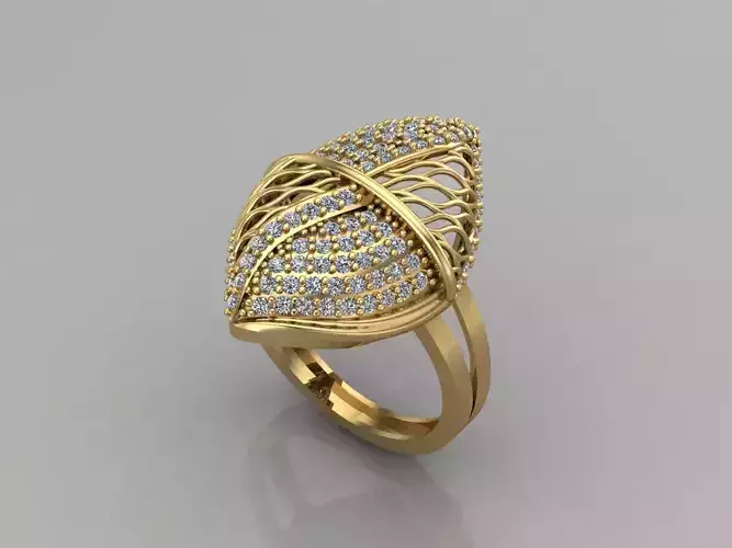 Women Rings Long With Stone 3DM 11