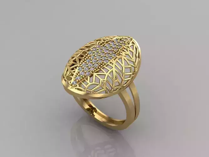 Women Rings Long With Stone 3DM 10