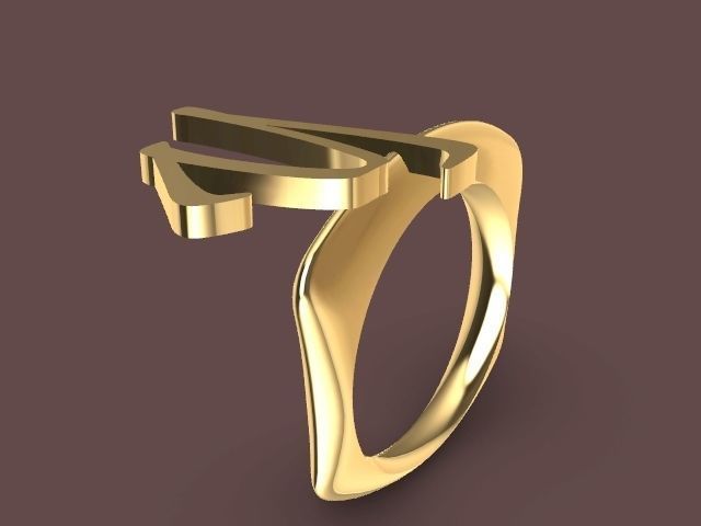 y ring stl verified 3D print model_6