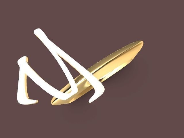 y ring stl verified 3D print model_8