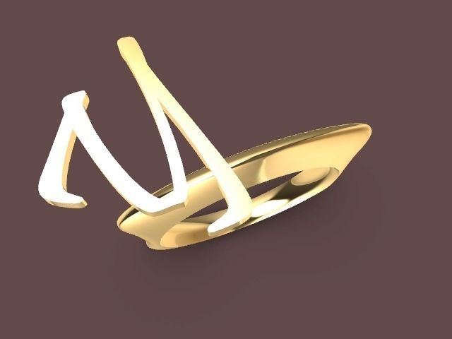 y ring stl verified 3D print model_4