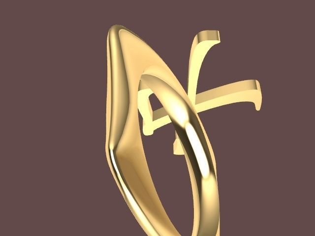 x ring stl verified 3D print model_3