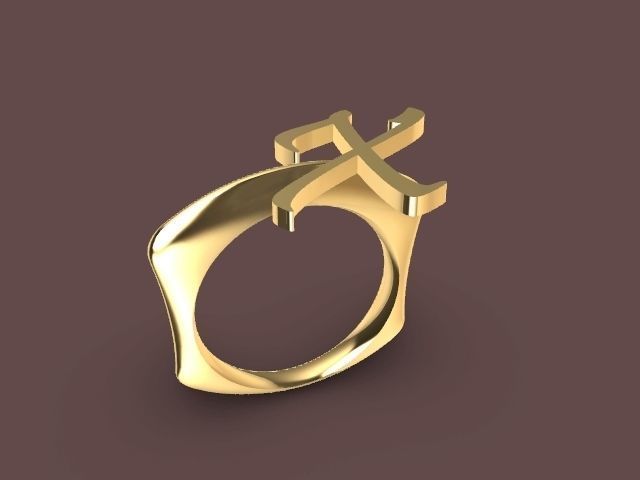 x ring stl verified 3D print model_4