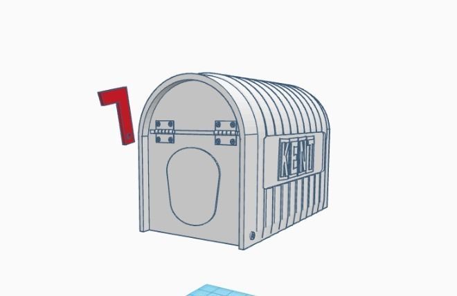 Kent Farm Mailbox 3D print model_2