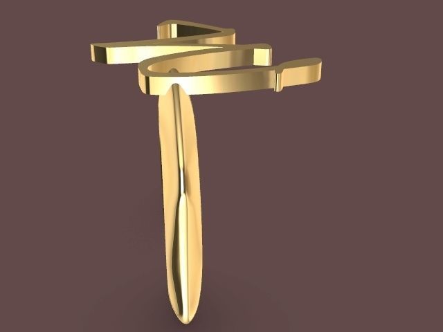 w ring stl verified 3D print model_8