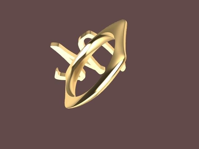 w ring stl verified 3D print model_3