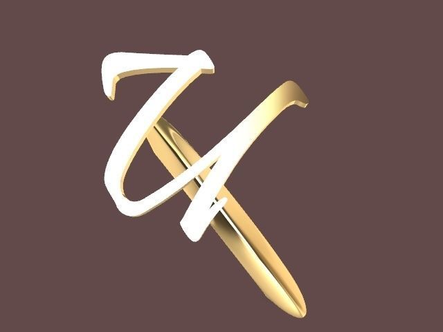 u ring stl verified 3D print model_8