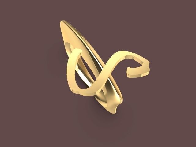 s ring stl verified 3D print model_7
