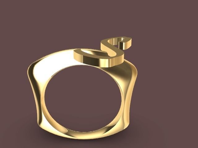 s ring stl verified 3D print model_8