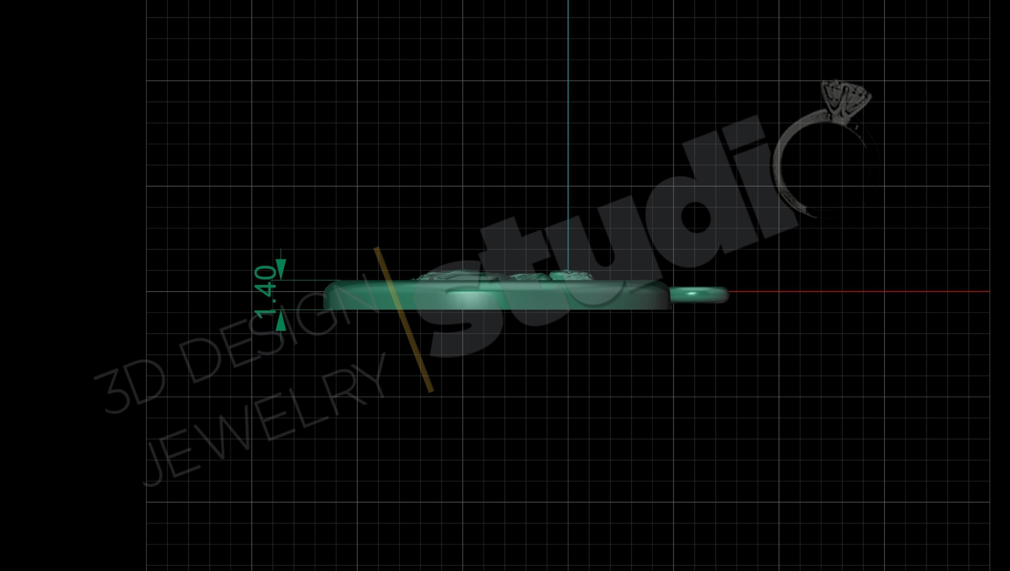 Highly detailed angel pendant 3d model 3D print model_4