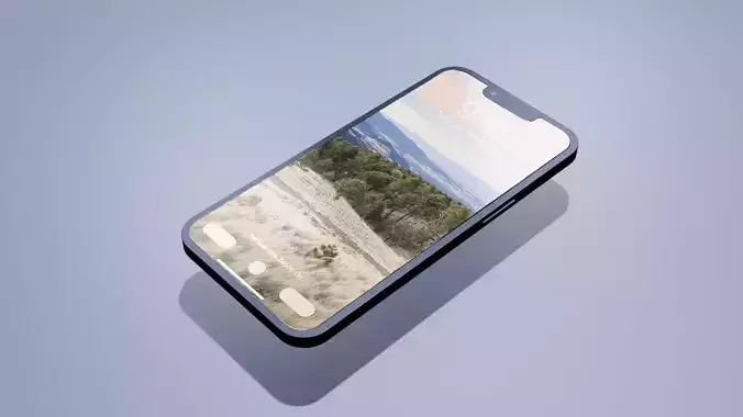 Smartphone Model iphone xr mockup 3D model