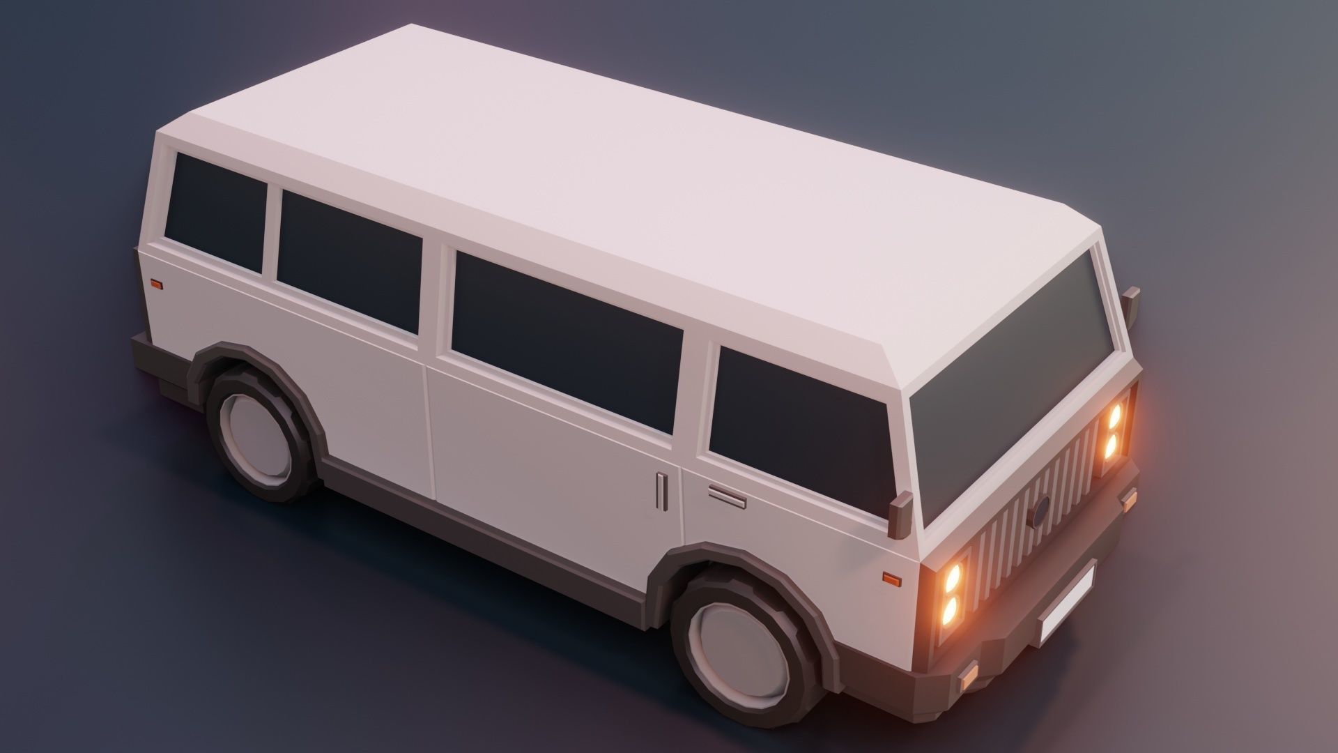 low poly cars vol 07 lowpoly Low-poly 3D model_30
