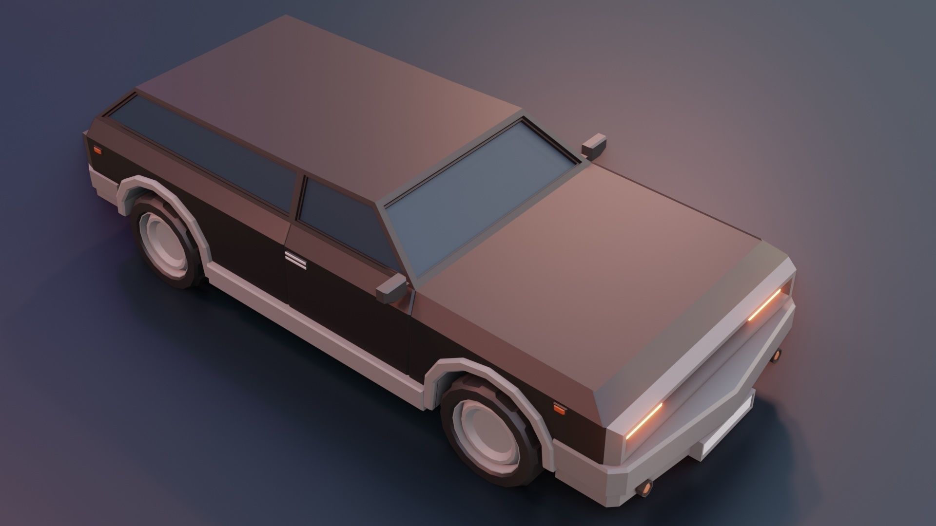 low poly cars vol 07 lowpoly Low-poly 3D model_24