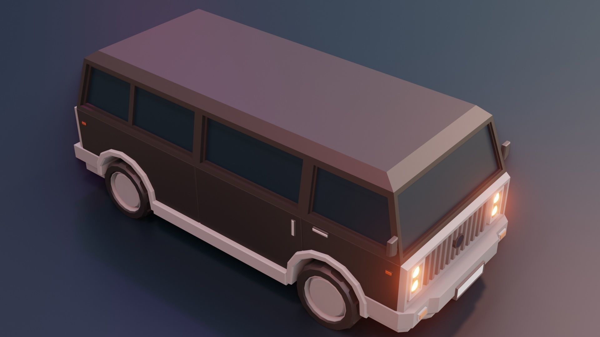 low poly cars vol 07 lowpoly Low-poly 3D model_29