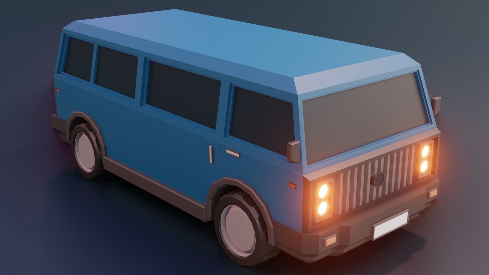 low poly cars vol 07 lowpoly Low-poly 3D model_33