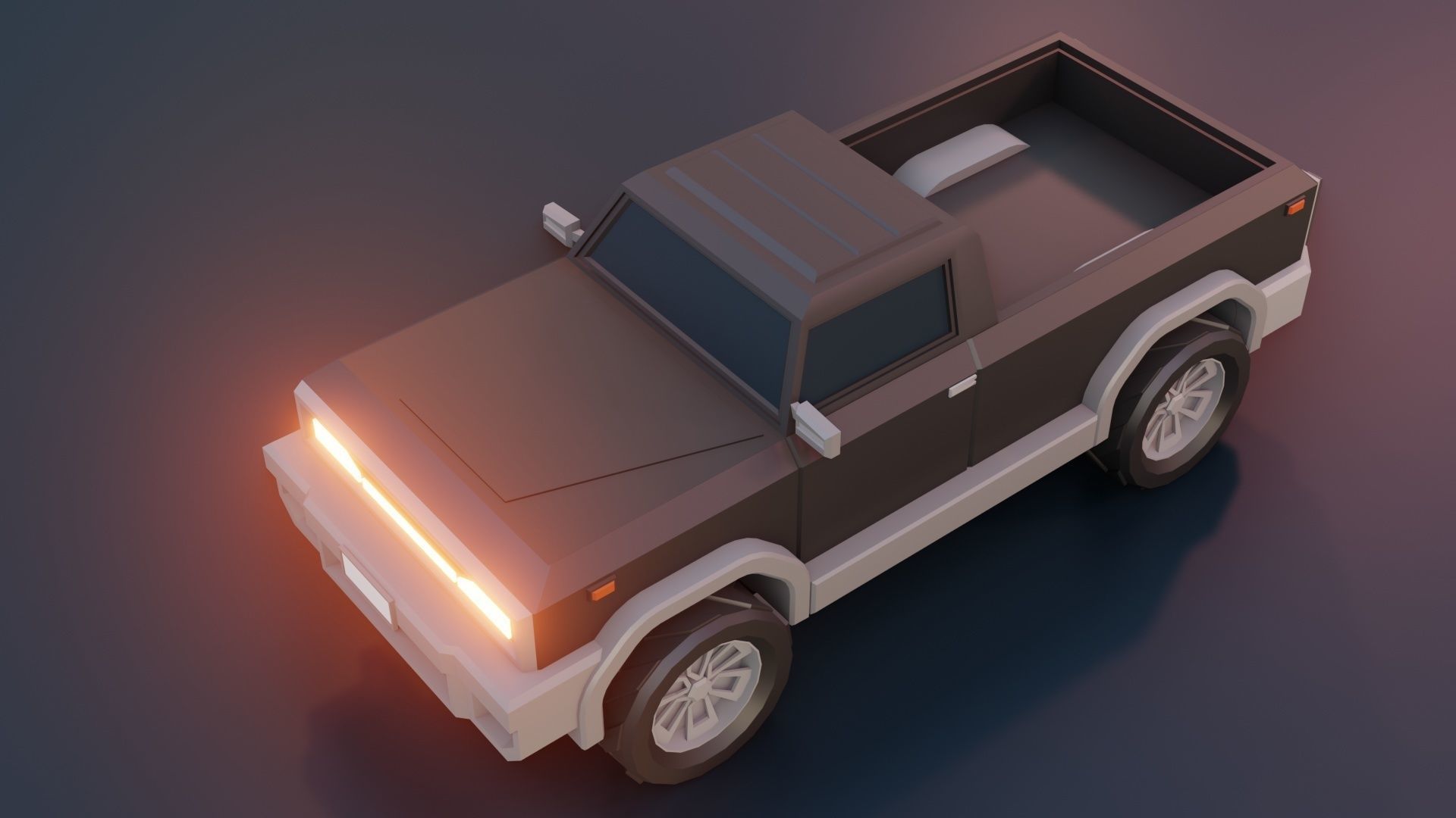 low poly cars vol 07 lowpoly Low-poly 3D model_5