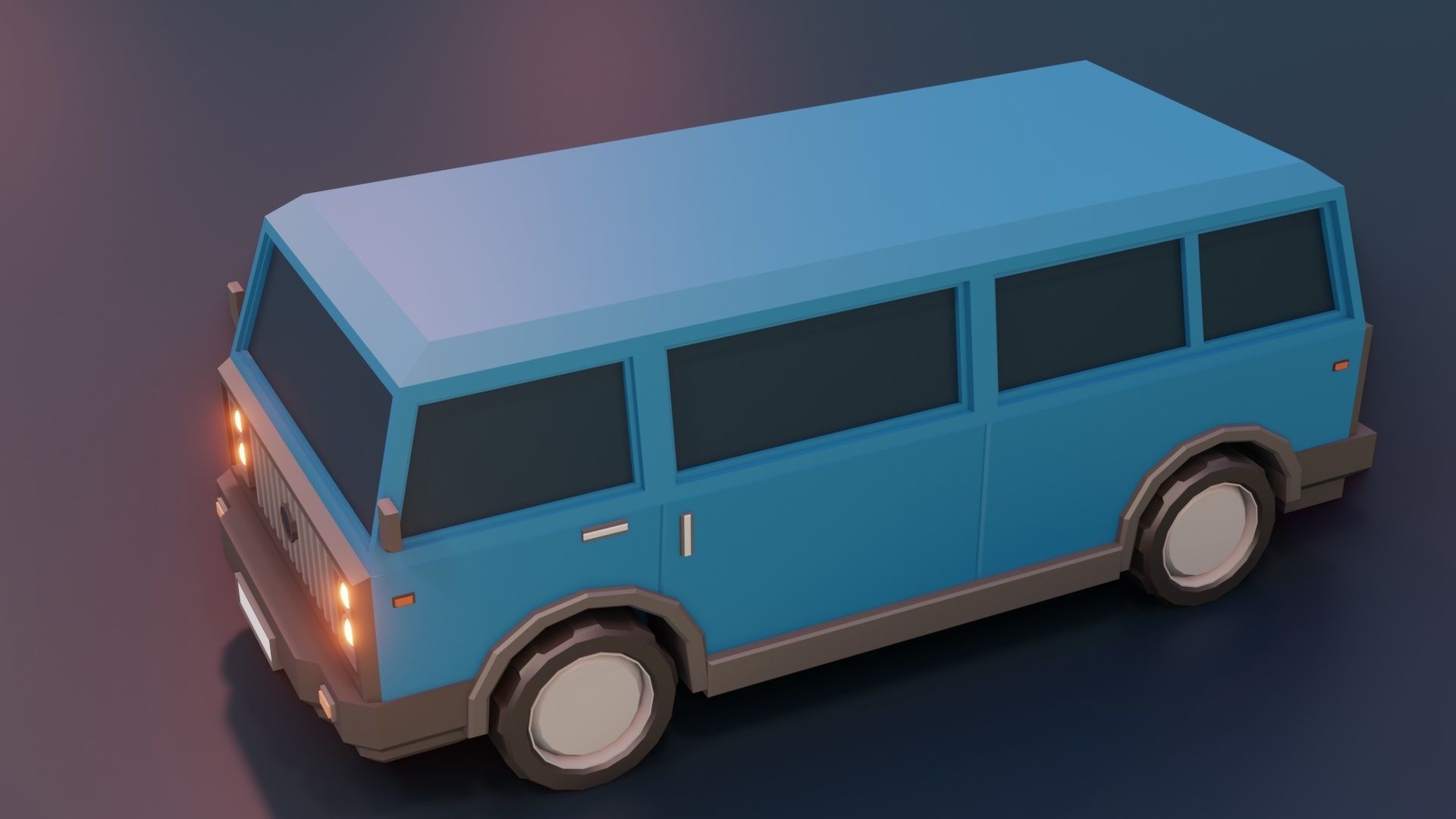 low poly cars vol 07 lowpoly Low-poly 3D model_32