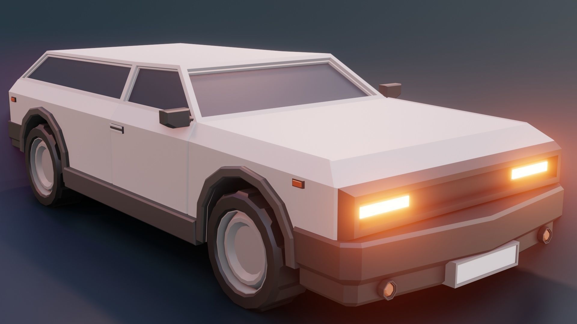 low poly cars vol 07 lowpoly Low-poly 3D model_23