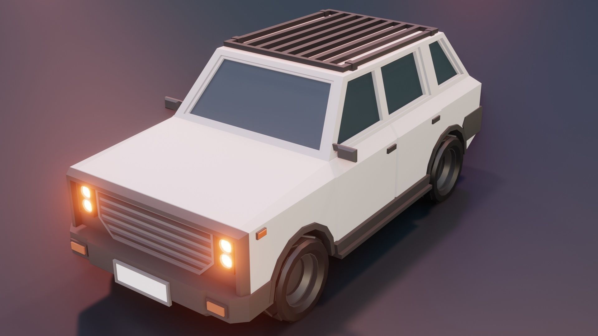 low poly cars vol 07 lowpoly Low-poly 3D model_10