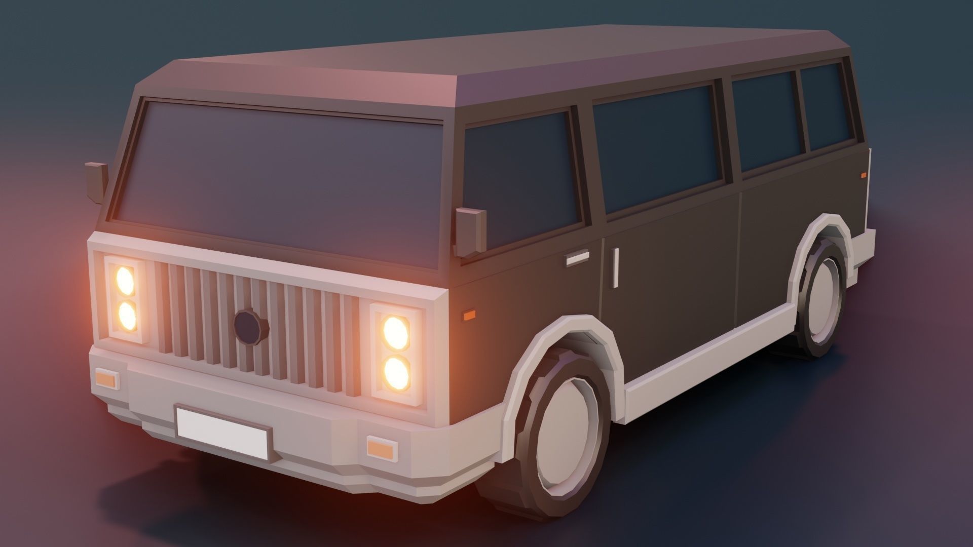 low poly cars vol 07 lowpoly Low-poly 3D model_28