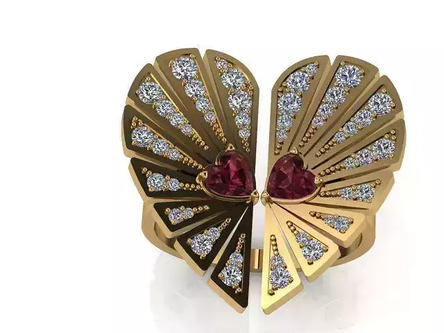 Fashion Ring 3D print model