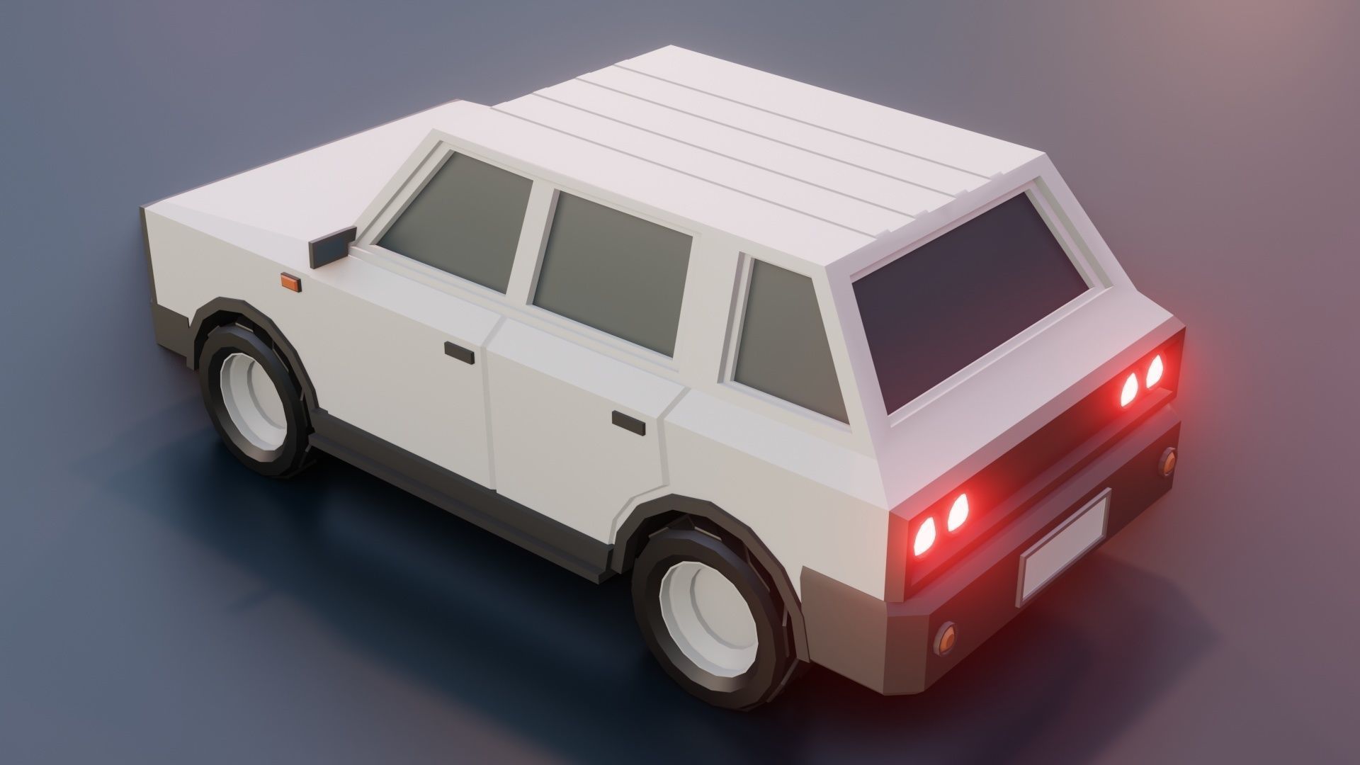low poly cars vol 08 lowpoly Low-poly 3D model_10