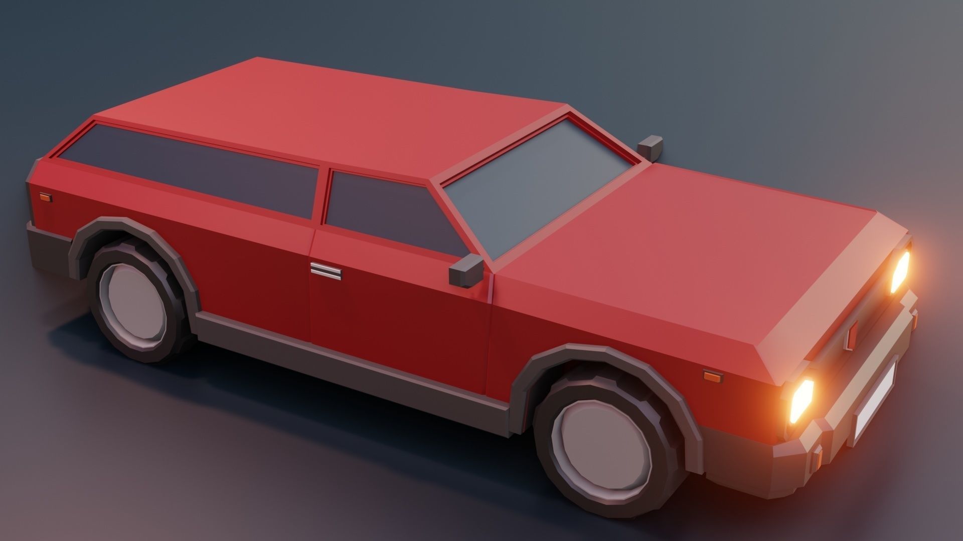low poly cars vol 08 lowpoly Low-poly 3D model_26