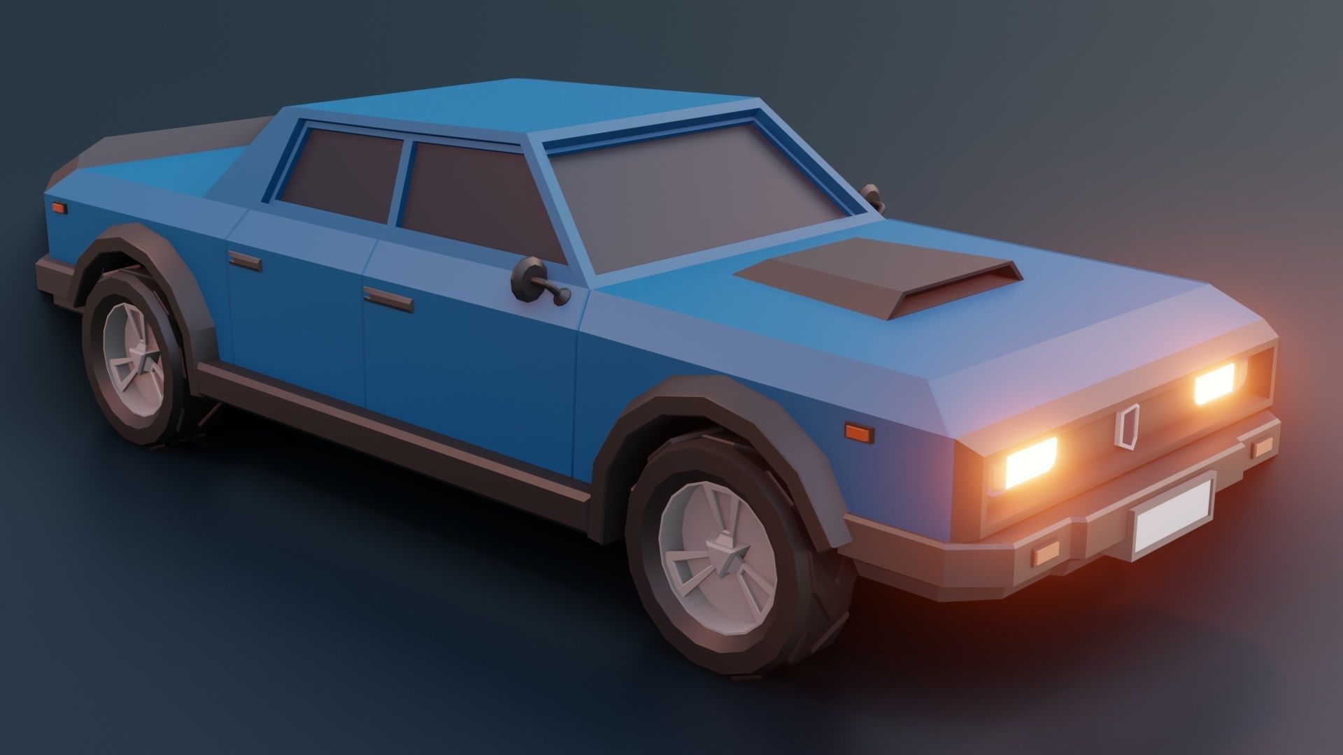 low poly cars vol 08 lowpoly Low-poly 3D model_19